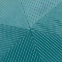 Pouf Velours Côtelé 35 Cm Bleu Canard -Promos Chesteris Boutique pouf 12489203