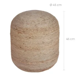 Pouf Betty En Jute D45 Cm 8 Pouf Betty En Jute D45 Cm -Promos Chesteris Boutique pouf 13005609