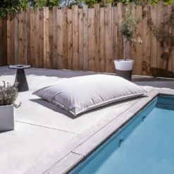 Pouf D'extérieur Géant XL Gris Perle 130x165cm