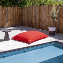 Pouf D'extérieur Géant XL Rouge 130x165cm