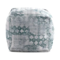 Pouf Amovible En Coton 50x50x50 Cm GUEROS