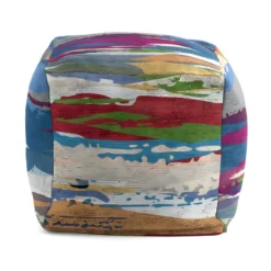 Pouf Amovible En Coton 50x50x50 Cm SERRA