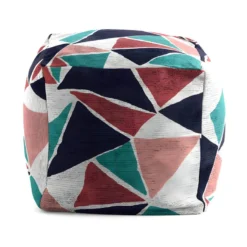 Pouf Amovible En Coton 50x50x50 Cm ADAME