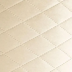 Pouf Tabouret Siège Coffre De Rangement Aspect Velours Matelassé Beige 08_0000576 -Promos Chesteris Boutique pouf 15010021