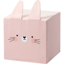 Pouf Enfant Cubique Lapin