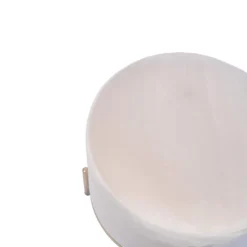 Tabouret Pouf Repose-pieds Rembourré Beige Velours De Style Classique -Promos Chesteris Boutique pouf 15948961