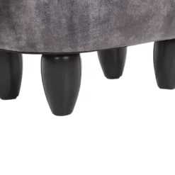 Tabouret Enfant En Velours Gris Foncé DOGGY 19 Tabouret Enfant En Velours Gris Foncé DOGGY -Promos Chesteris Boutique pouf 17198601