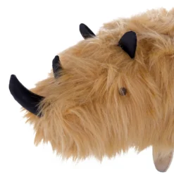 Tabouret Enfant En Fausse Fourrure Beige Sable WOOLLY -Promos Chesteris Boutique pouf 17199941