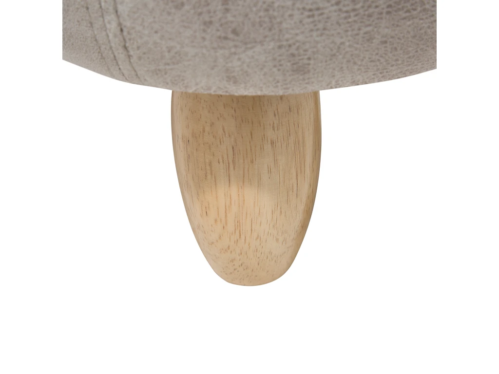 Tabouret Enfant En Cuir PU Gris Clair ELEPHANT 10 Tabouret Enfant En Cuir PU Gris Clair ELEPHANT â Image 10