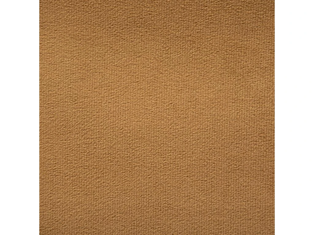 Pouf Pliant Et Coffre De Rangement En Velours Marron Caramel Avec Motifs 3 Pouf Pliant Et Coffre De Rangement En Velours Marron Caramel Avec Motifs – Image 3