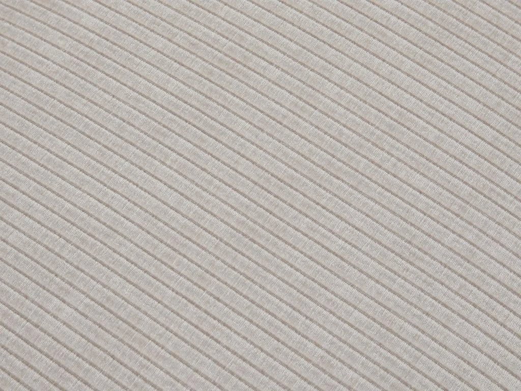 Pouf En Velours Côtelé Beige TIRONO 4 Pouf En Velours Côtelé Beige TIRONO – Image 4