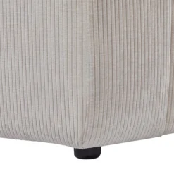 Pouf En Velours Côtelé Beige TIRONO 7 Pouf En Velours Côtelé Beige TIRONO -Promos Chesteris Boutique pouf 19914161