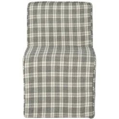 Banc & Ottomane Noir Et Blanc 45 X 61 X 67.56 Cm - Marylyn