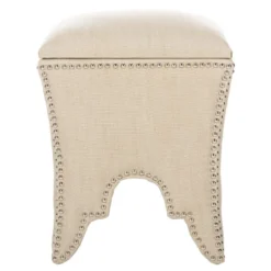Banc & Ottomane Beige 41 X 41 X 53.59 Cm - Paulette