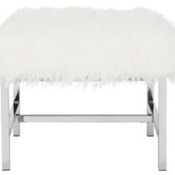 Banc & Ottomane Gris 51 X 51 X 45.72 Cm - Gustie -Promos Chesteris Boutique pouf 21029023