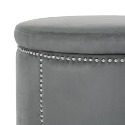 Banc & Ottomane Prune 56 X 56 X 48 Cm - Nira -Promos Chesteris Boutique pouf 21029089