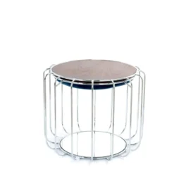 Pouf Reverse Table D'appoint Confortable Silver 10 Pouf Reverse Table D'appoint Confortable Silver -Promos Chesteris Boutique pouf 21177049