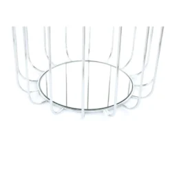Pouf Reverse Table D'appoint Confortable Silver 12 Pouf Reverse Table D'appoint Confortable Silver -Promos Chesteris Boutique pouf 21177053