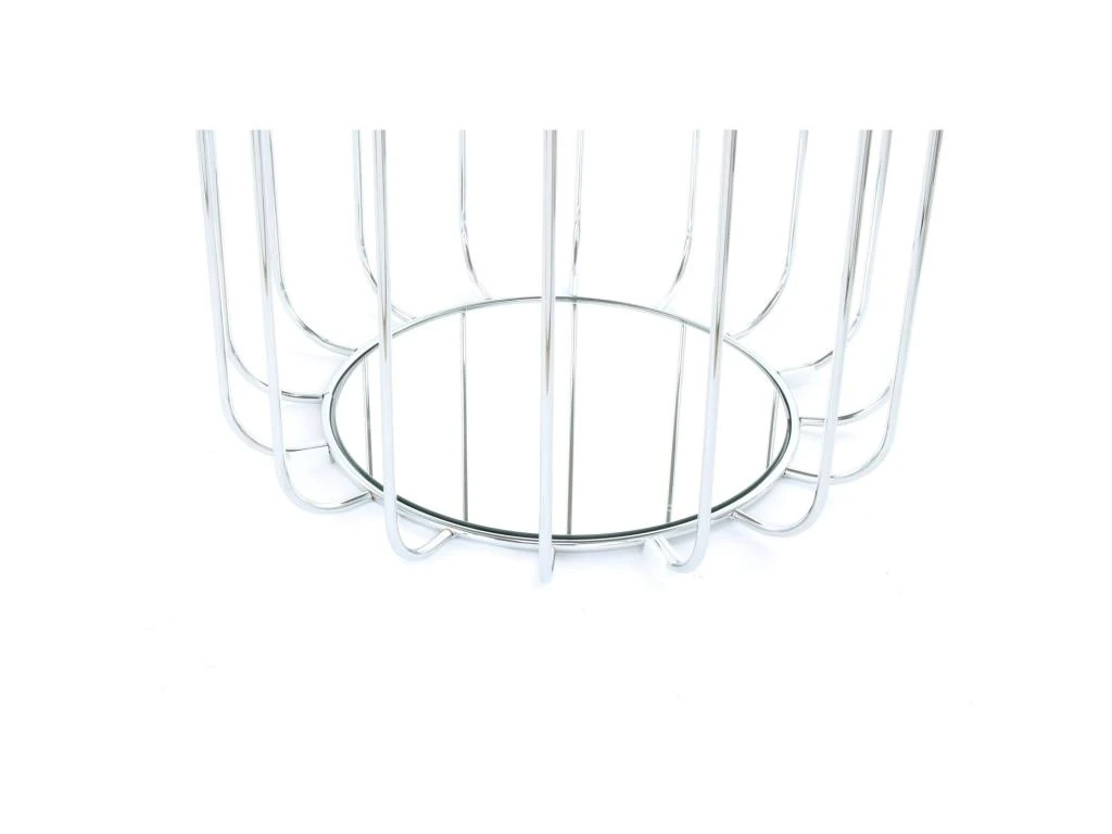 Pouf Reverse Table D'appoint Confortable Silver 5 Pouf Reverse Table D'appoint Confortable Silver â Image 5