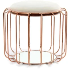 Pouf Reverse Table D'appoint Confortable Copper 10 Pouf Reverse Table D'appoint Confortable Copper -Promos Chesteris Boutique pouf 21177549