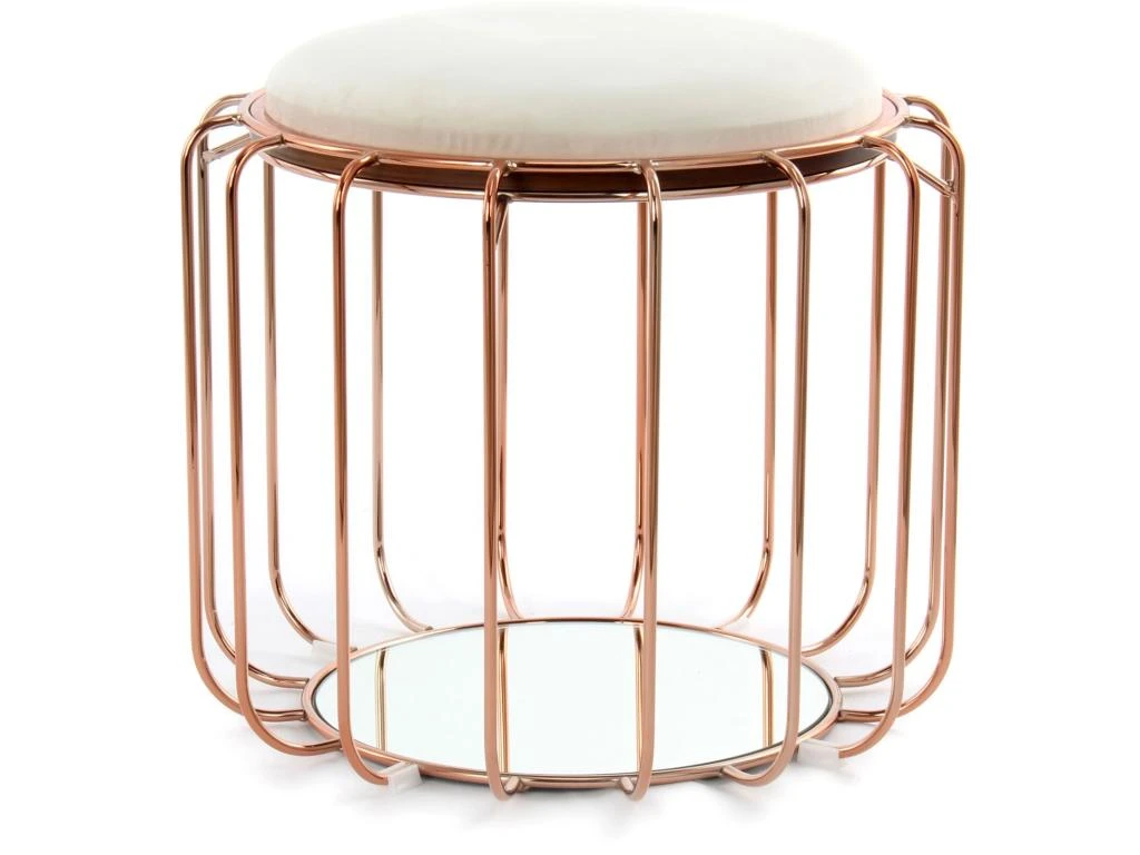 Pouf Reverse Table D'appoint Confortable Copper 3 Pouf Reverse Table D'appoint Confortable Copper â Image 3