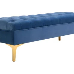 Banquette Capitonnée VALLES Bleu Roi