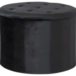 Pouf Arya Avec Rangement Noir