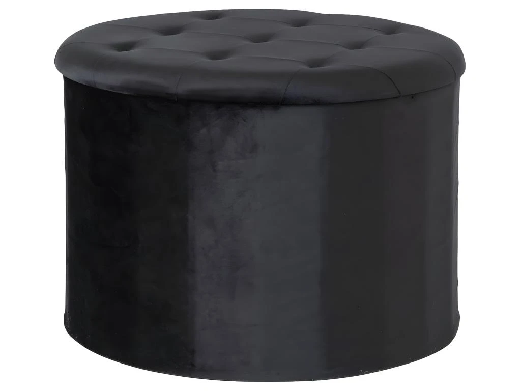 Pouf Arya Avec Rangement Noir 1 Pouf Arya Avec Rangement Noir