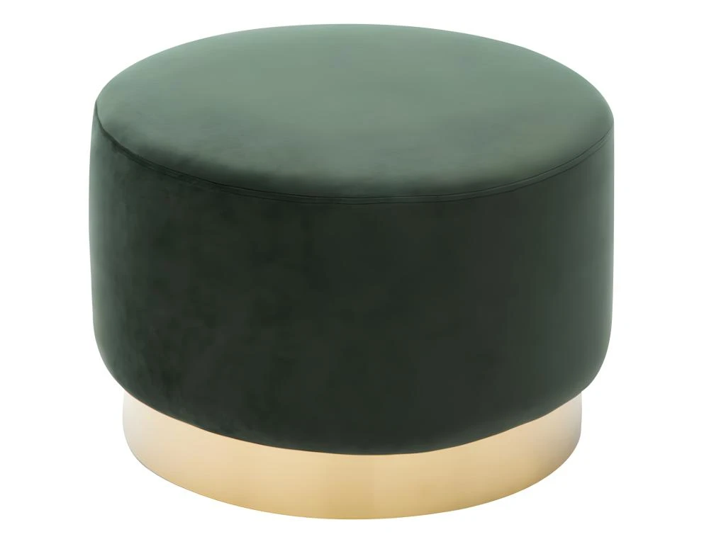 Pouf En Velours CLORIA - Vert Sapin 3 Pouf En Velours CLORIA - Vert Sapin – Image 3