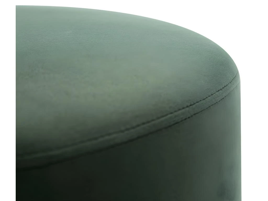 Pouf En Velours CLORIA - Vert Sapin 4 Pouf En Velours CLORIA - Vert Sapin – Image 4