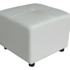 Pouf 100% Cuir De Buffle CAIPI - Ivoire De Pascal Morabito