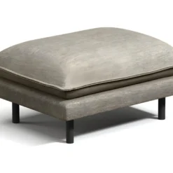 Pouf En Tissu YONI - Taupe -Promos Chesteris Boutique pouf 441047