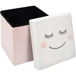 Pouf Coffre Pliable Enfant Moon -Promos Chesteris Boutique table basse 13472593