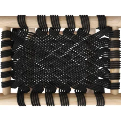 Tabouret Tressé Noir Kira 8 Tabouret Tressé Noir Kira -Promos Chesteris Boutique tabouret bas 13003873