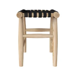 Tabouret Tressé Noir Kira 10 Tabouret Tressé Noir Kira -Promos Chesteris Boutique tabouret bas 13003877