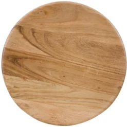 Tabouret Rond Modasa En Acacia -Promos Chesteris Boutique tabouret bas 13004197