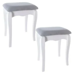 Lot De 2 Tabourets Coiffeuse Pour Créer Des Coins Cosy