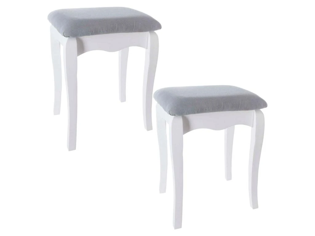 Lot De 2 Tabourets Coiffeuse Pour Créer Des Coins Cosy 1 Lot De 2 Tabourets Coiffeuse Pour Créer Des Coins Cosy