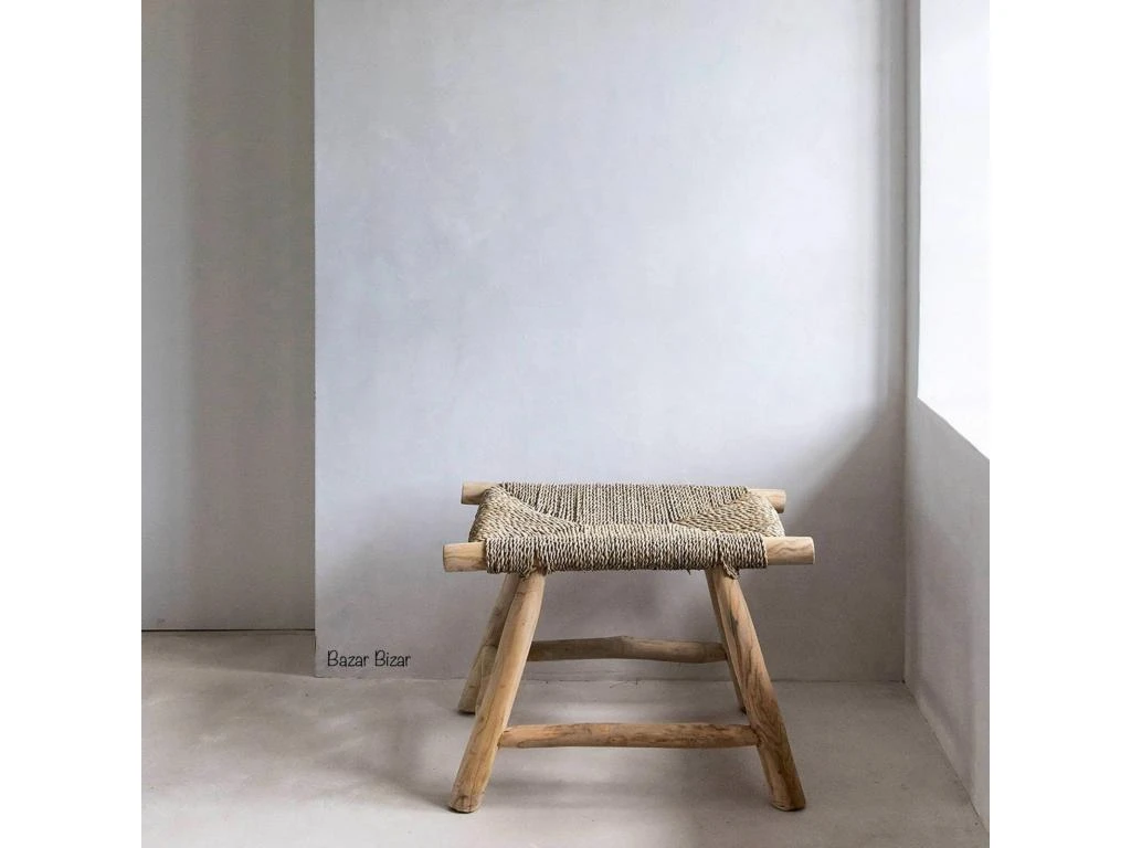 Tabouret Porto En Jonc De Mer 5 Tabouret Porto En Jonc De Mer – Image 5