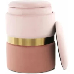 Poufs Rangement Gigognes Zora 125 (lot De 2) -Promos Chesteris Boutique tabouret bas 15444361