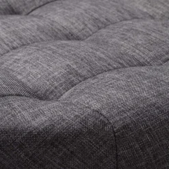 Tabouret D'assise En Lin Avec Rangements Bois Massif Gris Foncé 19_0000609 -Promos Chesteris Boutique tabouret bas 19159879