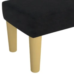 Banc Banquette 100 X 30 X 30 Cm Tissu Noir 02_0010609 -Promos Chesteris Boutique tabouret bas 21871395