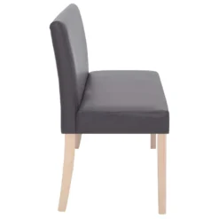 Banc Banquette 139,5 X 54 X 85,5 Cm Gris Similicuir 02_0010990 -Promos Chesteris Boutique tabouret bas 21871403