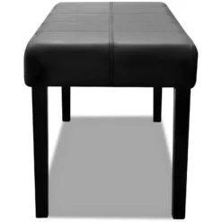 Banc Banquette Pouf 106 Cm Noir Salon Salle à Manger Chambre 3002011 -Promos Chesteris Boutique tabouret bas 21871423