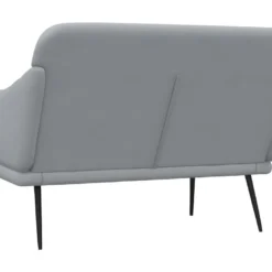 Banc Banquette Gris Clair 110 X 76 X 80 Cm Tissu 02_0010715 -Promos Chesteris Boutique tabouret bas 21871433