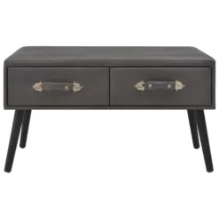 Banc Banquette Avec Tiroirs 80 Cm Similicuir Gris 02_0010812 7 Banc Banquette Avec Tiroirs 80 Cm Similicuir Gris 02_0010812 -Promos Chesteris Boutique tabouret bas 21871445