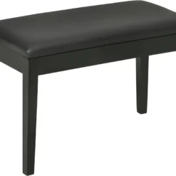 Banquette Tabouret Coffre CORDOUE Noire