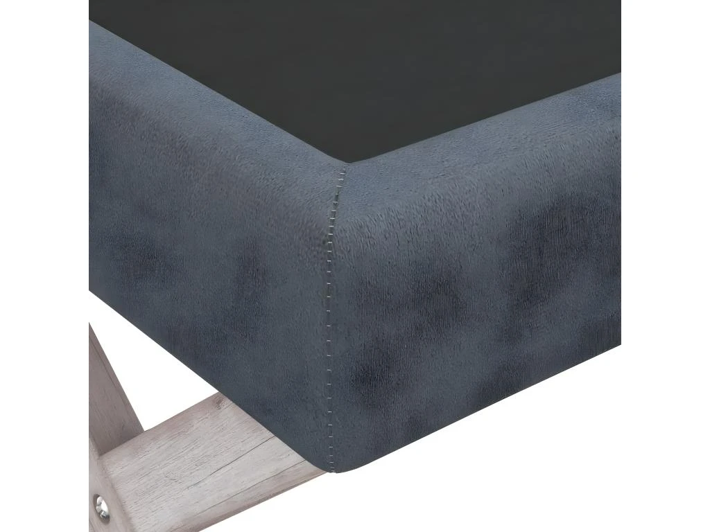 Tabouret De Rangement 45 X 45 X 49 Cm Velours Gris Foncé 02_0010869 4 Tabouret De Rangement 45 X 45 X 49 Cm Velours Gris Foncé 02_0010869 – Image 4