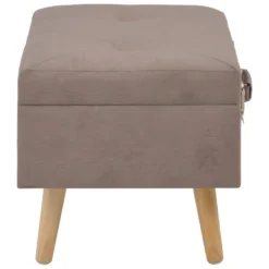 Tabouret De Rangement 40 Cm Marron Tissu 02_0010895 -Promos Chesteris Boutique tabouret bas 22140835