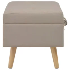 Tabouret De Rangement 40 X 33 X 33 Cm Beige Tissu 02_0010739 -Promos Chesteris Boutique tabouret bas 22205263